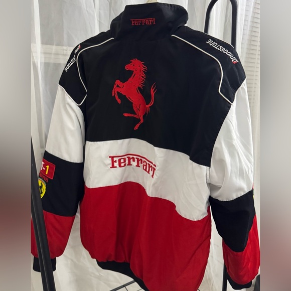 Ferrari Racing Jacket - Black, Red, and White - Picture 2 of 7